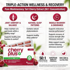 Cherry Plus 100% Montmorency Tart Cherry Capsules - 60 Count - image 2