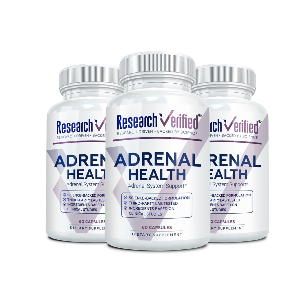 Research Verified Adrenal Support - 360 Capsules - Support Adrenal
