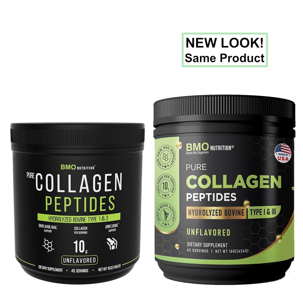 BMO Nutrition Pure Collagen Peptides Powder Type 1&3 - 45 Servings - image 4
