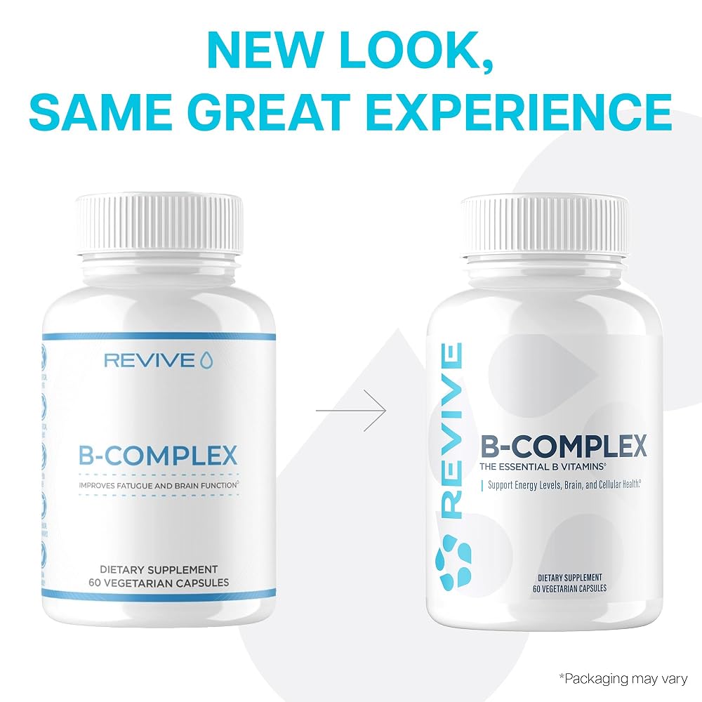 Revive MD Vitamin B Complex for Energy & Brain Function - 60 Capsules - image 8