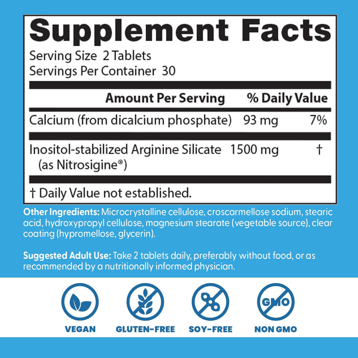 Doctor's Best L-Arginine Complex 1500 mg - 60 Tablets - image 3