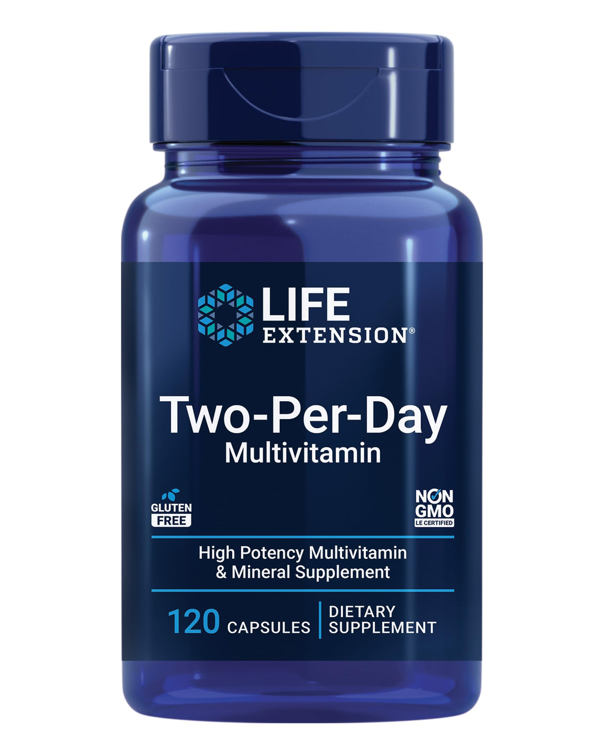 Life Extension Two-Per-Day Multivitamin - 120 Capsules