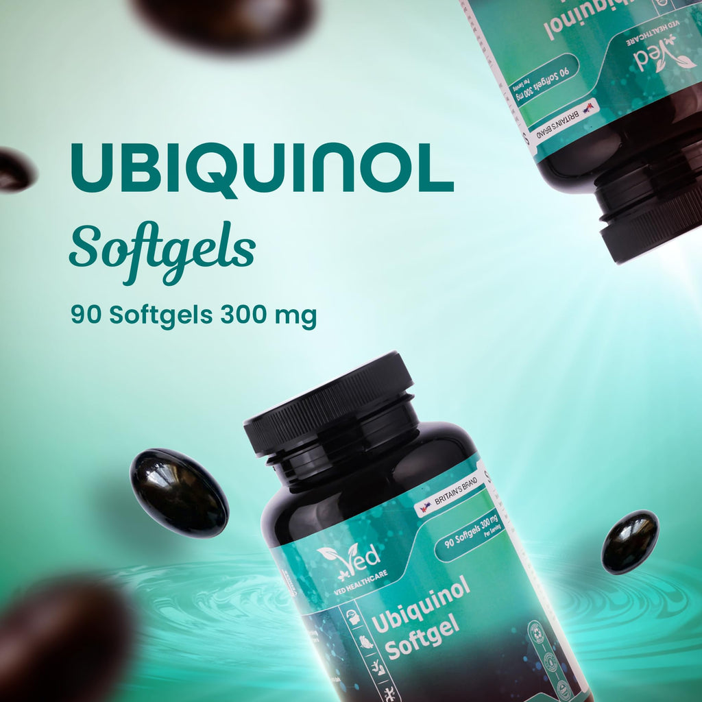 Ved Ubiquinol 300mg CoQ10 - 90 Softgels - image 5