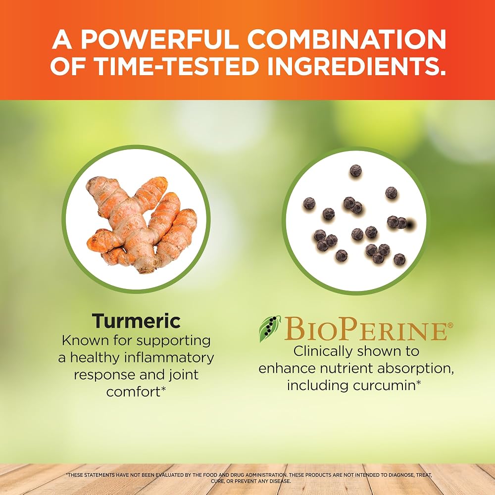 Vitalize Life Organic Turmeric Curcumin Supplement - 60 Capsules - image 4