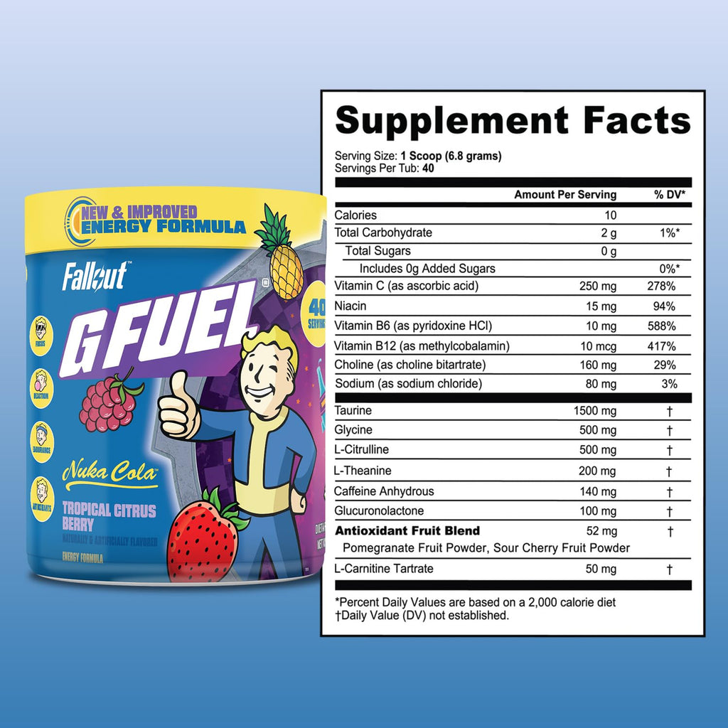 G Fuel Anime Energy Drink Powder