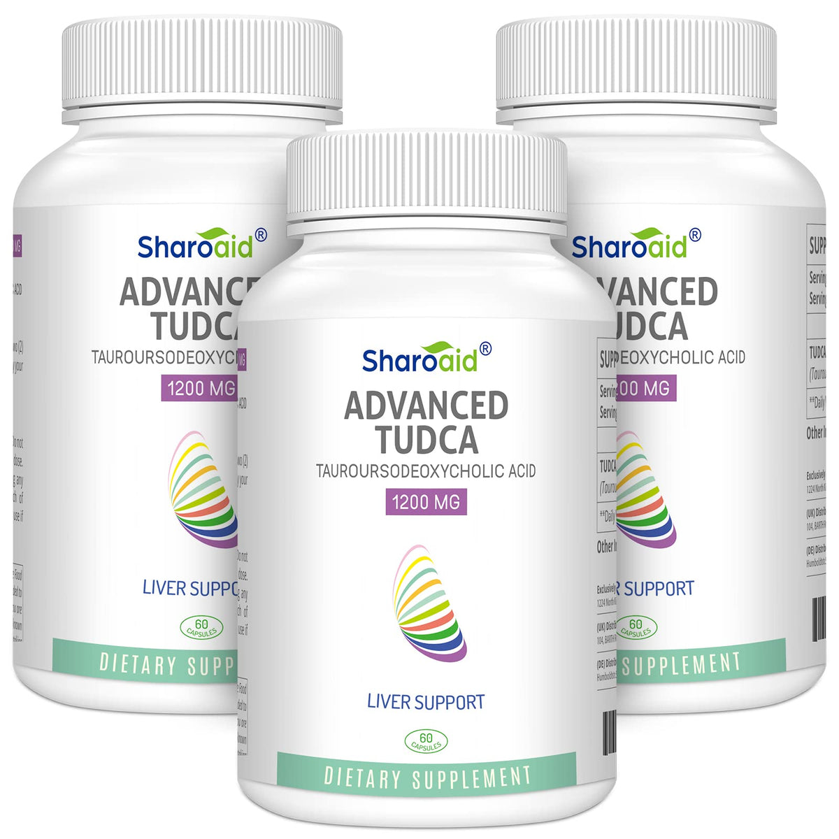 Sharoaid TUDCA Liver Support Supplements 1200 mg-High Strength