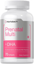 Horbäach Women's Prenatal Multivitamin with DHA - 70 Softgels
