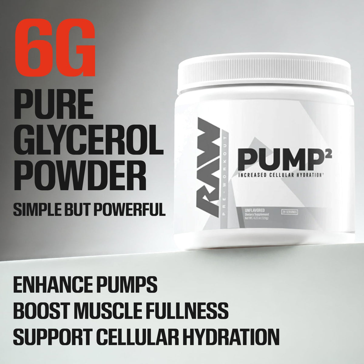 RAW Pump2 Pre Workout Glycerol Powder - 20 Servings - image 4