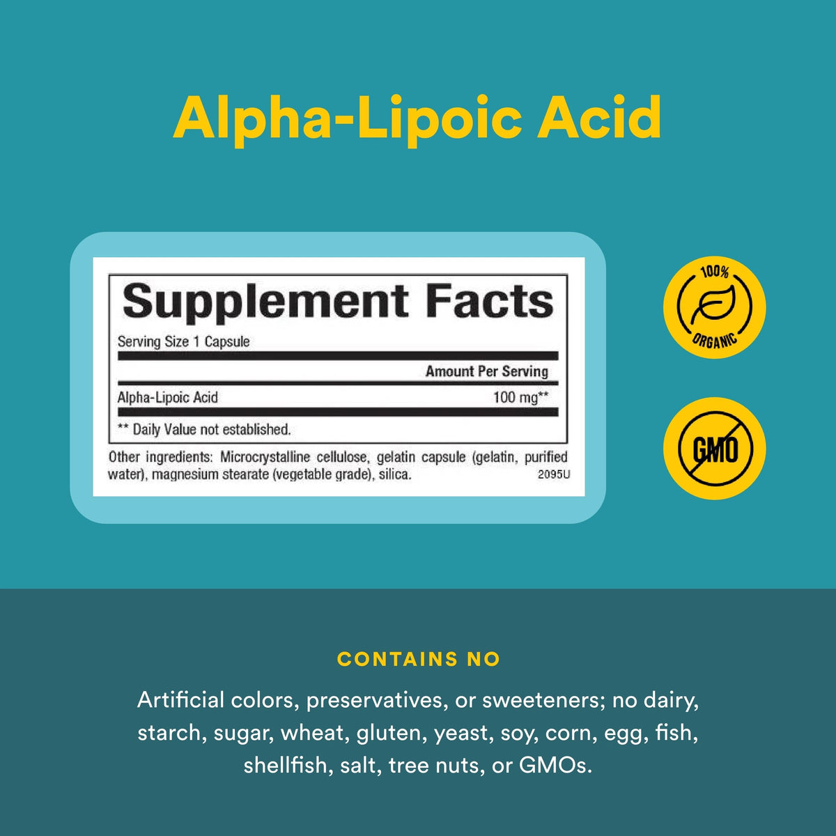 Natural Factors Alpha-Lipoic Acid 100 mg - 60 Capsules - image 4
