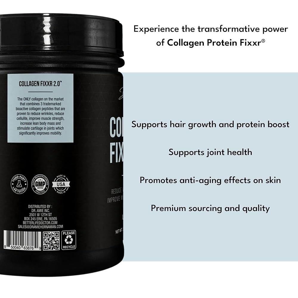 Fixxr Collagen 2.0 by Dr. Amie with 3 Bioactive Peptides - 30 Servings - image 4