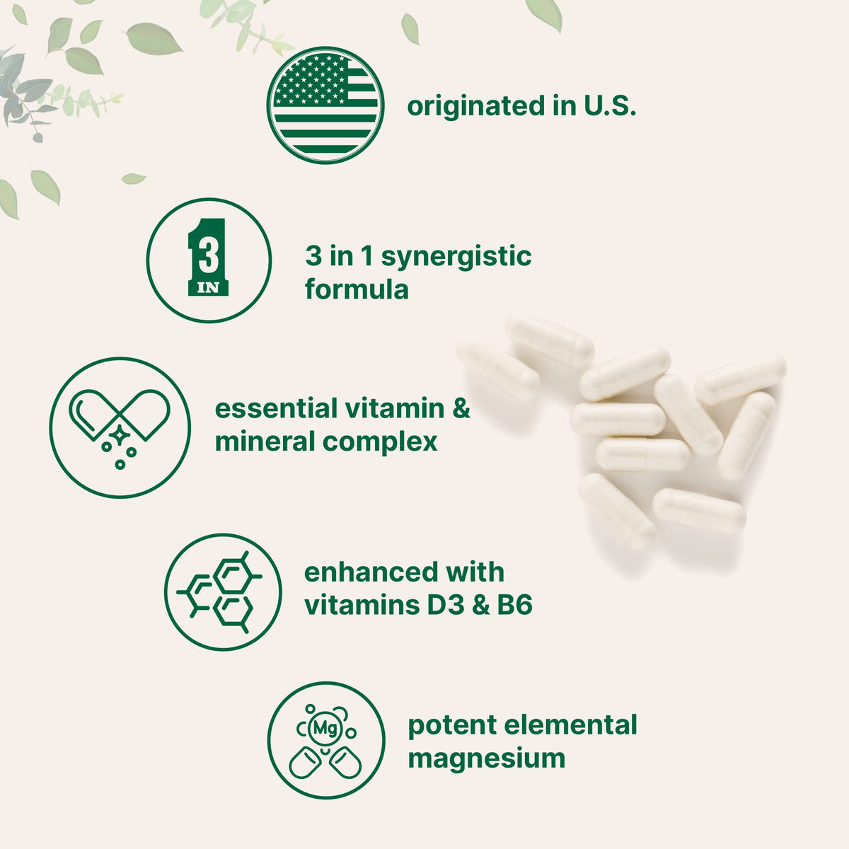 Micro Ingredients Magnesium Citrate 400mg - 240 Capsules - image 4