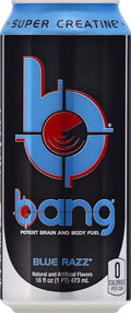 MQ Perfect VPX Bang Blue Razz Energy Drink - 64 Fl Oz (Pack of 4)