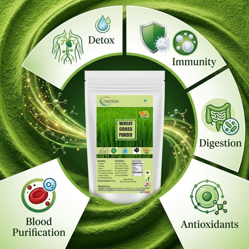 neotea Pure Wheat Grass Powder - 200g - image 4