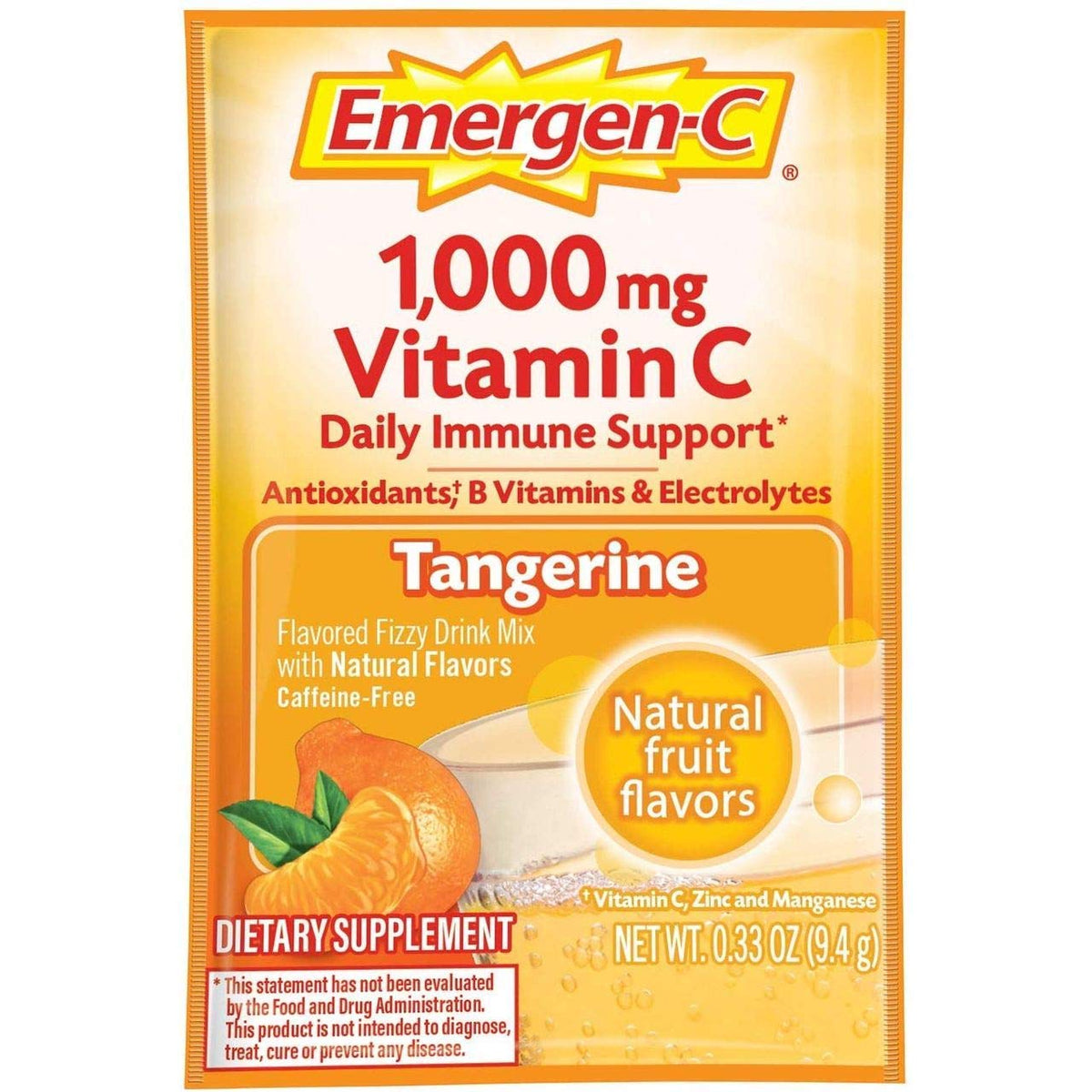 Emergen-C Tangerine Vitamin C Powder - 30 Packets - image 3
