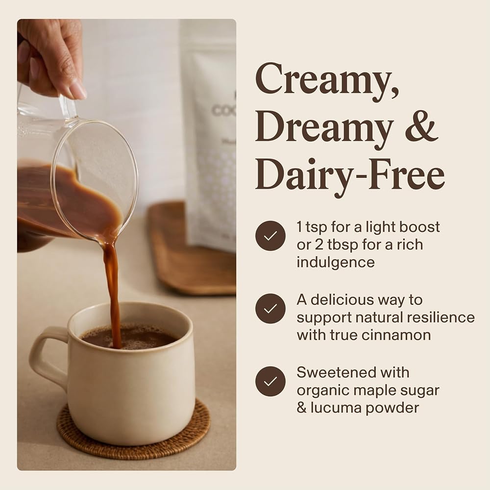 Real Mushrooms Organic Coconut Creamer with Reishi - 90 Servings - image 5