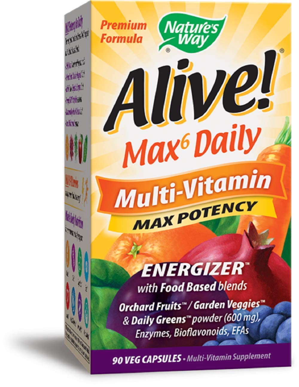 Nature's Way Alive! Whole Food Energizer Multivitamin with Iron
