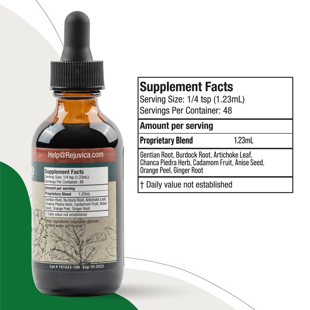 Rejuvica Health DigestaPro - Digestive Bitters for Fast-Acting