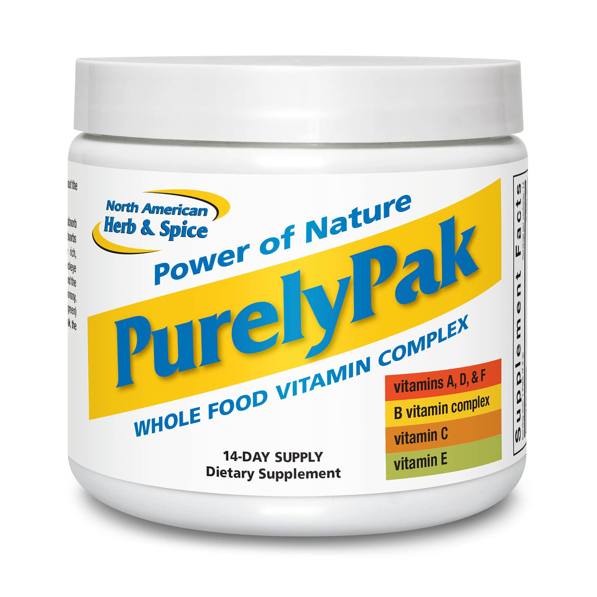 NORTH AMERICAN HERB & SPICE Purely Pak Whole Food Vitamin - 14-Day Supply