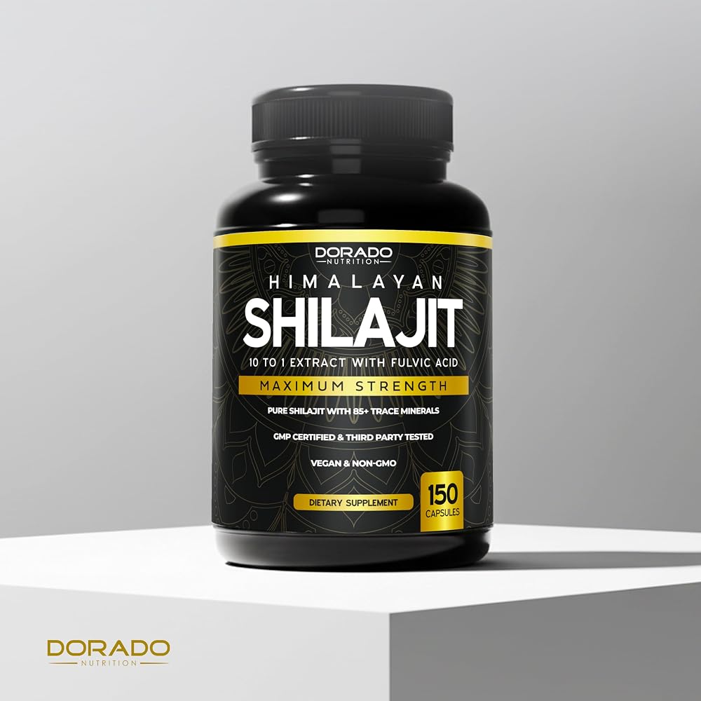 Dorado Nutrition Shilajit Capsules 1000mg - 150 Capsules - image 5