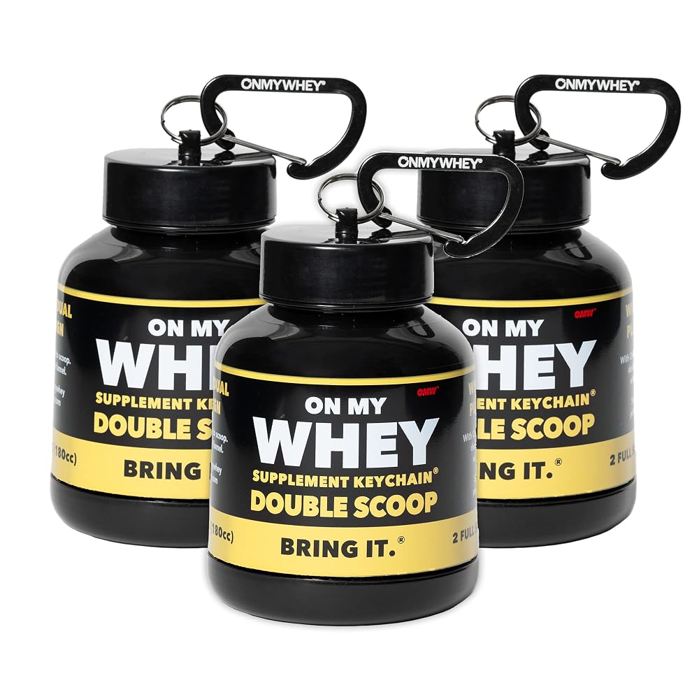 ONMYWHEY - Protein Powder & Supplement Funnel Keychain - Single Scoop - image 2