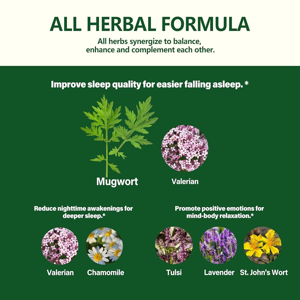 Eubrition Mugwort Herb Liquid Drops for Sleep Support - 2 Fl Oz - image 4