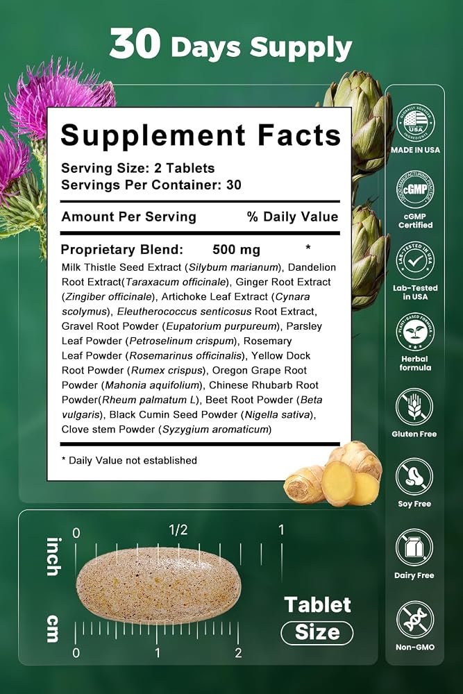 NHDH Harvard Apparatus Regenerative Liver Guard - Liver Cleanse Detox