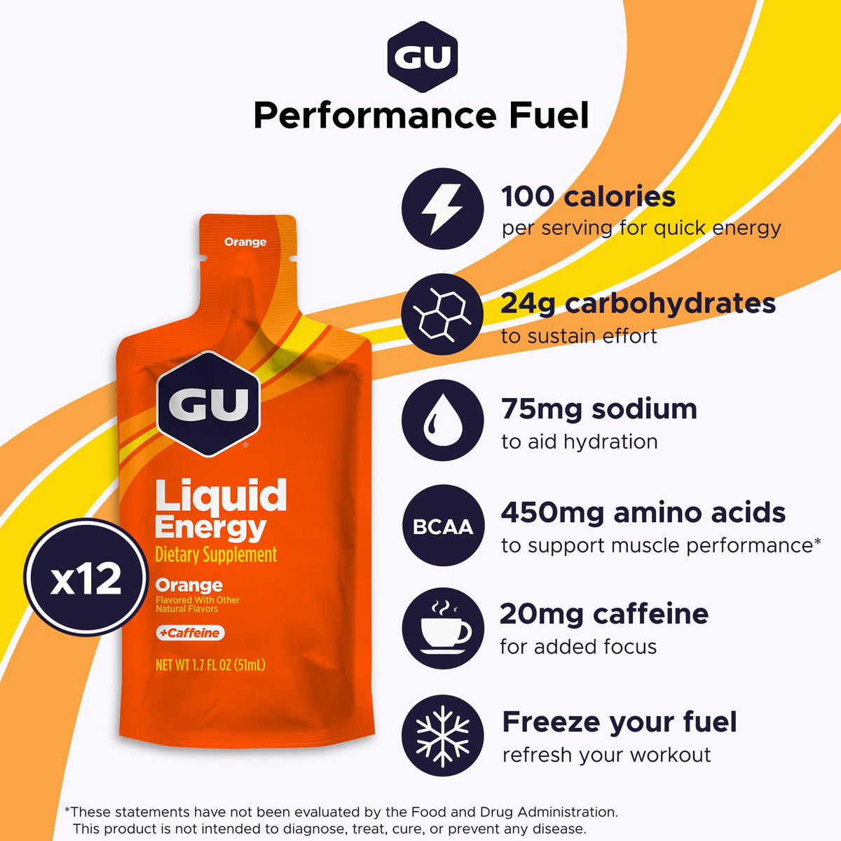 GU Energy Liquid Energy Gel with Complex Carbohydrates