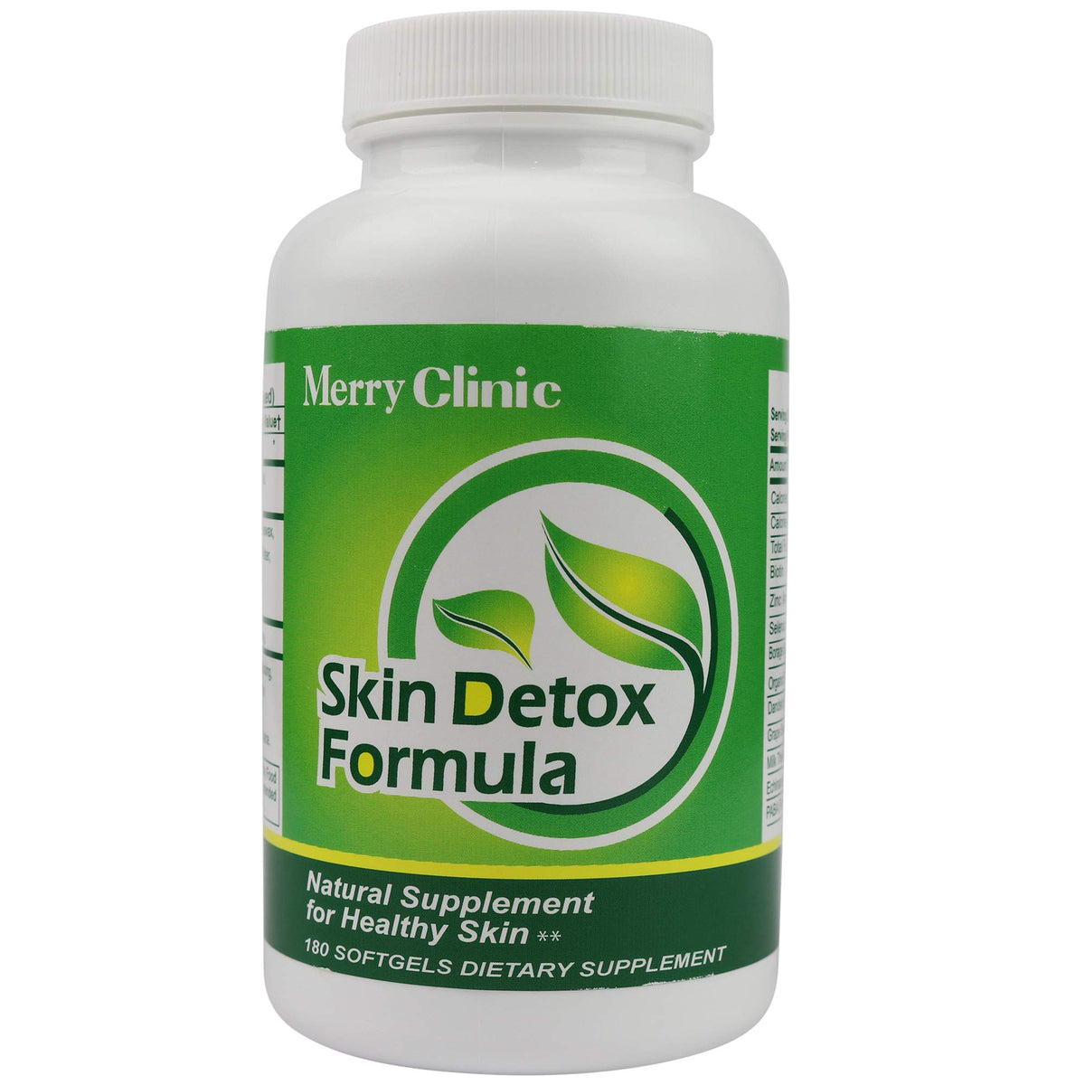 Merry Clinic Skin Detox Formula - 180 Softgels