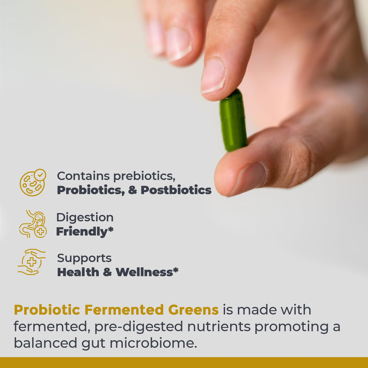 Premier Research Labs Probiotic Fermented Greens - 150 Capsules - image 3