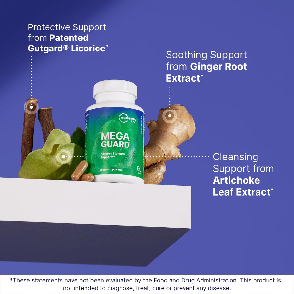 Microbiome Labs MegaGuard Digestive Health Capsules - 60 Capsules - image 4
