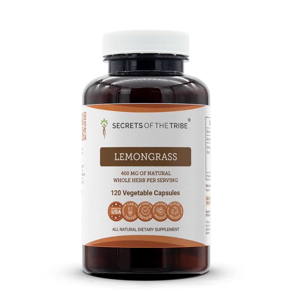 Secrets of the Tribe Lemongrass 60/120 Capsules