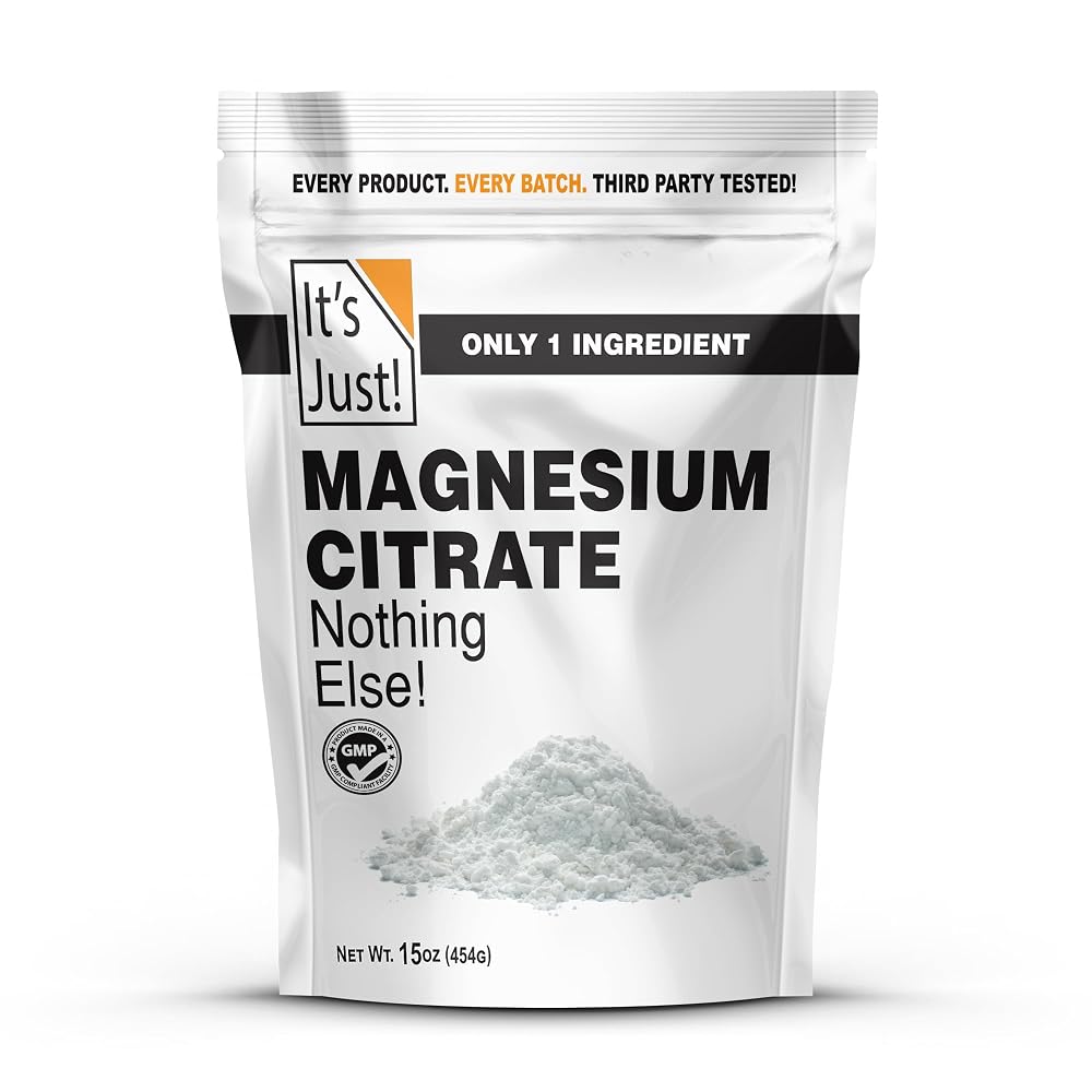 It's Just! Magnesium Citrate Powder - 129 Servings