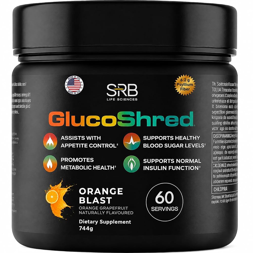 GlucoShred Advanced GLP-1 Drink Mix Powder - 60 Servings