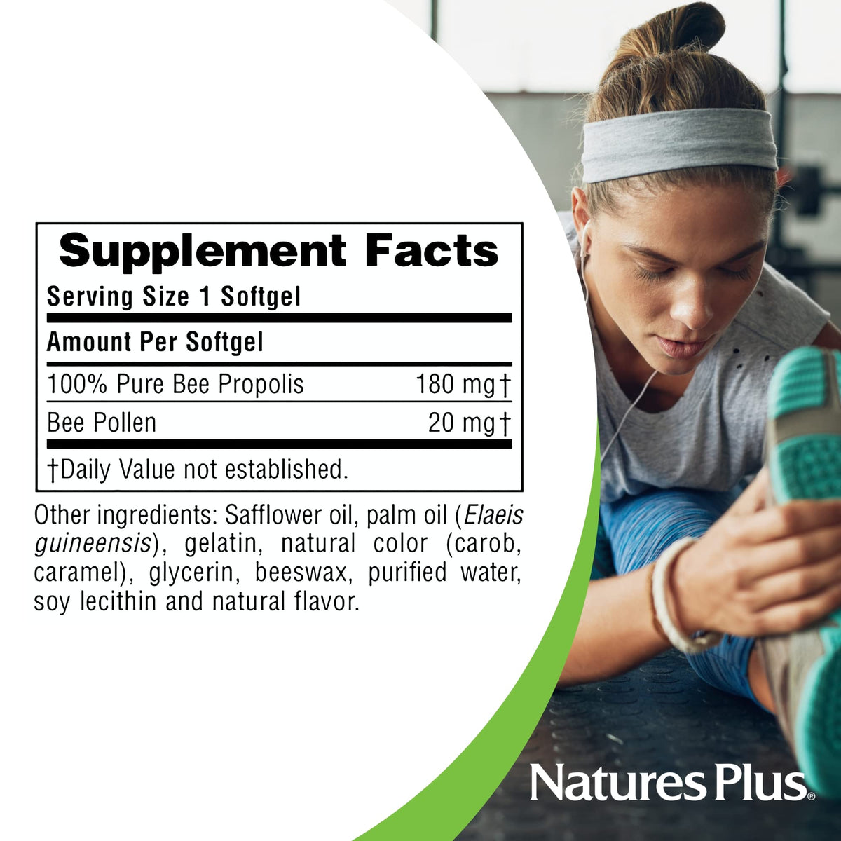 NaturesPlus Propolplus Bee Propolis & Pollen Supplement - 60 Softgels - image 5