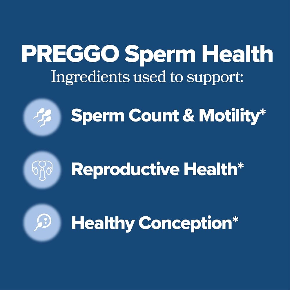 O Positiv PREGGO Sperm Health Support Capsules - 60 Count - image 2