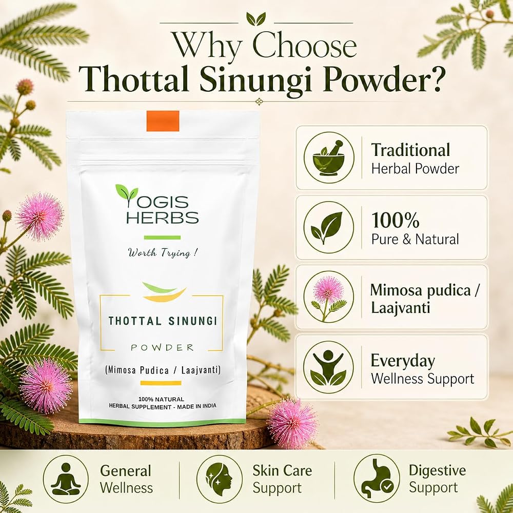YOGIS HERBS Thottal Sinungi Powder