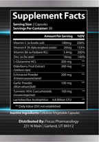 Focus Pharmacology Immune Boost Blend of The top 10 Immune Support