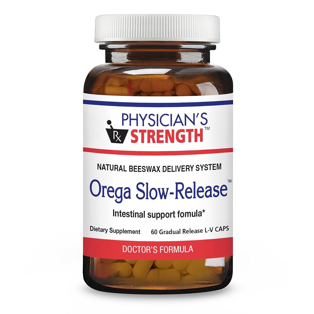 Physician's Strength Orega Slow-Release Intestinal Support - 60 Capsules