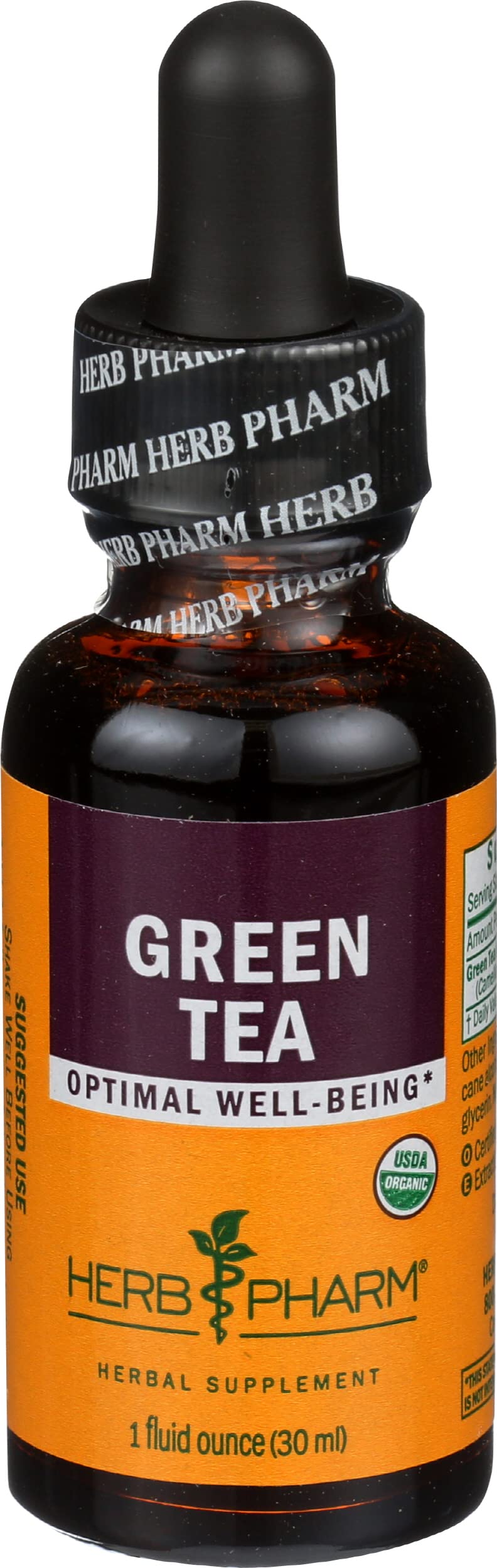 Herb Pharm Certified Organic Green Tea Liquid Extract - 1 Fl Oz