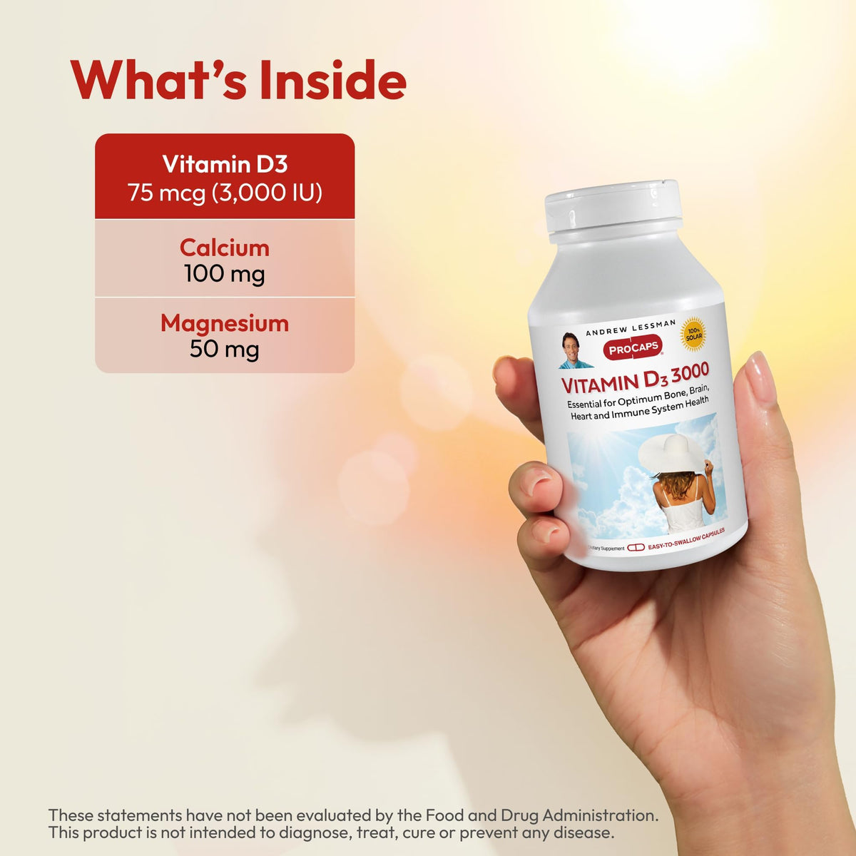 ANDREW LESSMAN Vitamin D3 Capsules