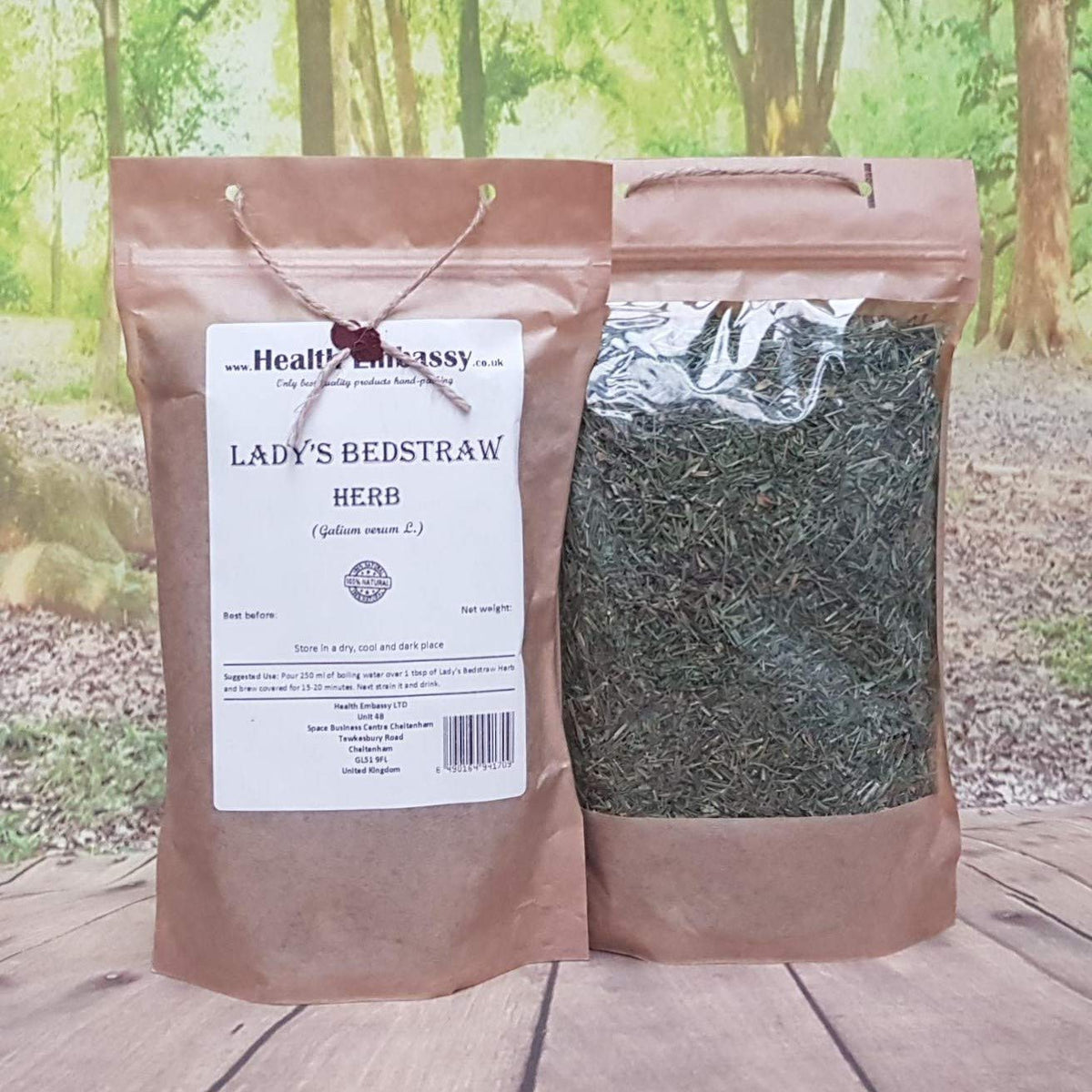 Health Embassy Lady's Bedstraw Herb Tea - 100g - image 2