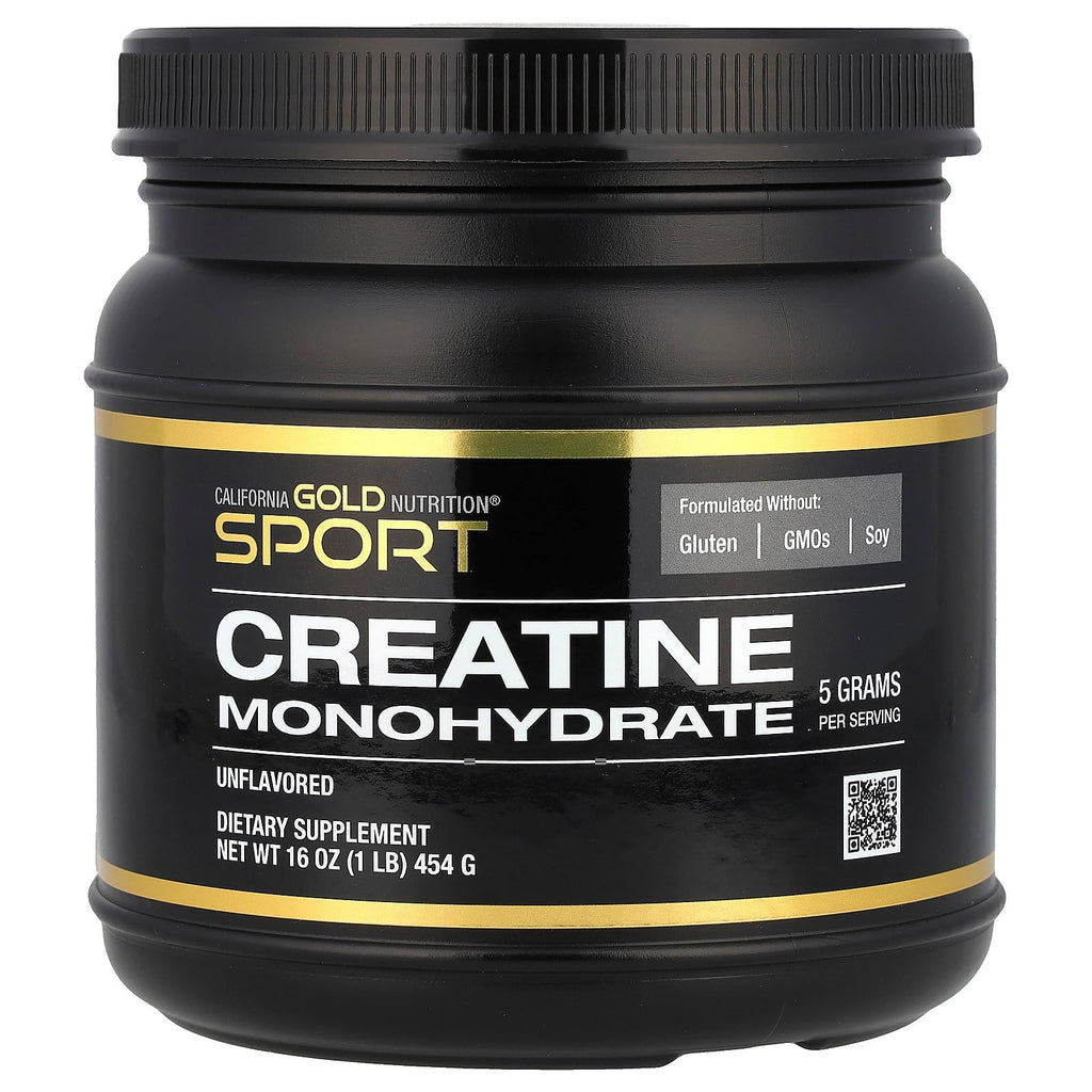California Gold Nutrition Creatine Monohydrate Powder - 454 g