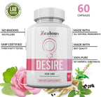 Zealous Nutrition Desire Female Drive Enhancement Capsules - 60 Capsules - image 7