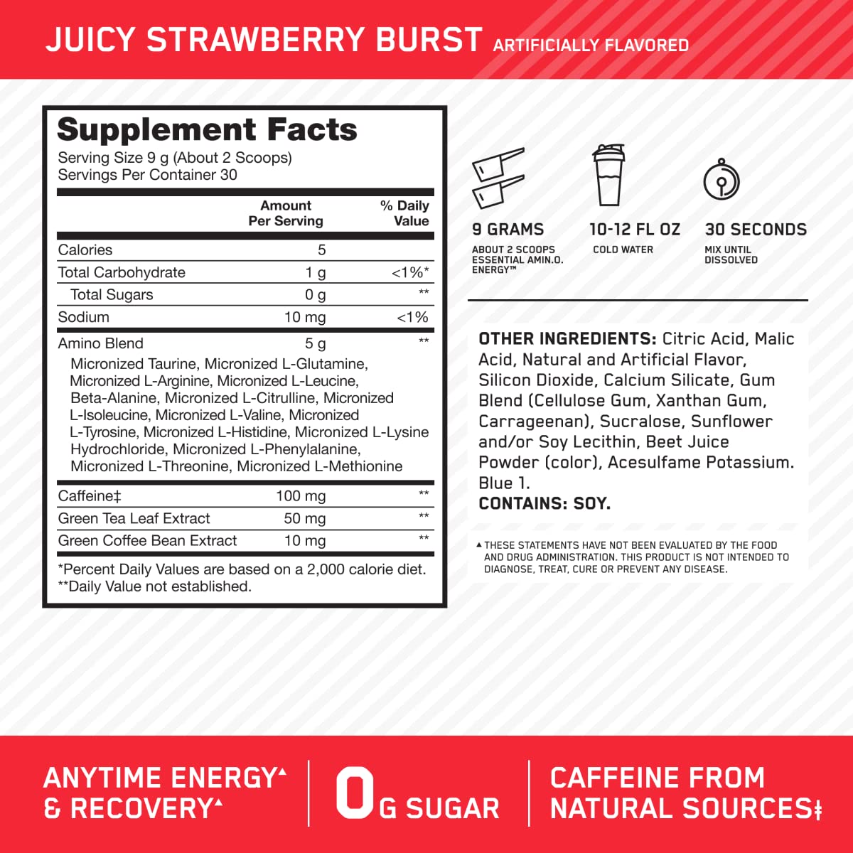 Optimum Nutrition Amino Energy Powder