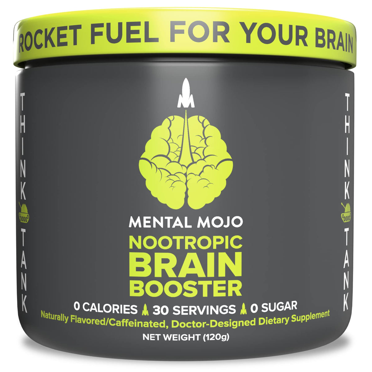 Mental Mojo Brain Booster Nootropic Drink Mix - 30 Servings