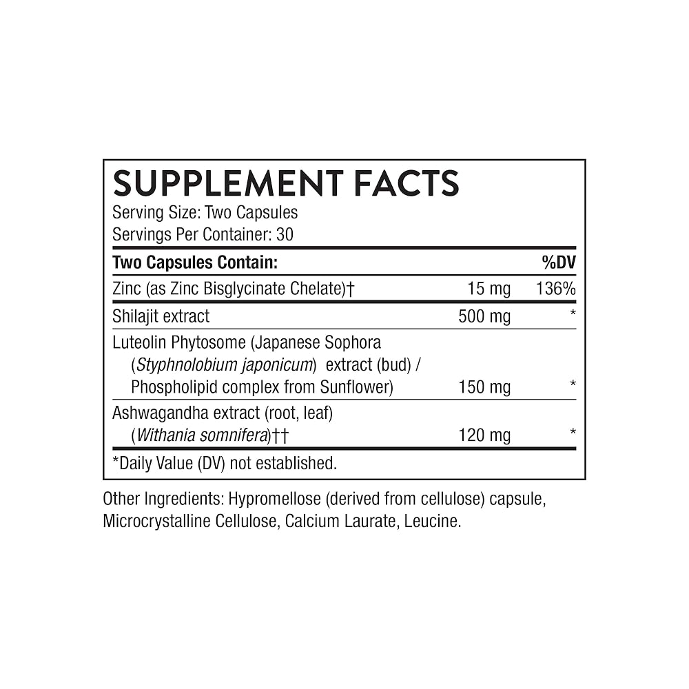 Thorne Advanced Testosterone Support for Men - 60 Capsules - image 2