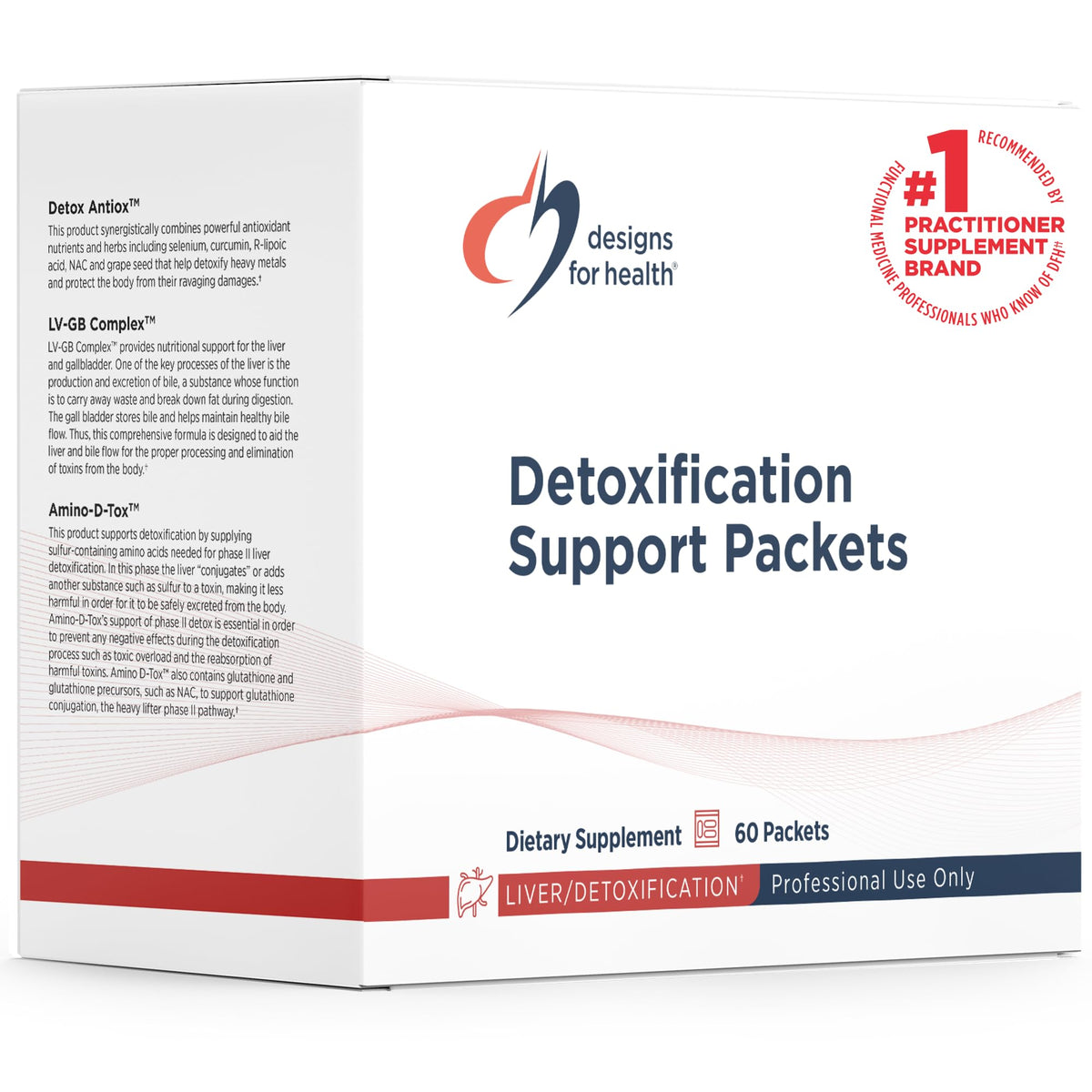 Designs for Health Detoxification Support Packets - 60 Packets