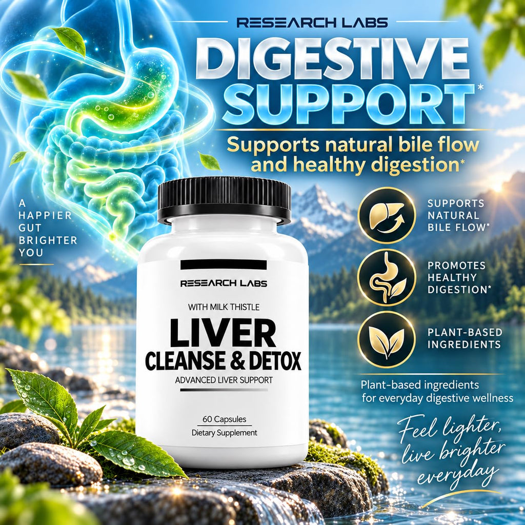 Research Labs Doctor Recommended Premium Liver Cleanse Detox & Repair