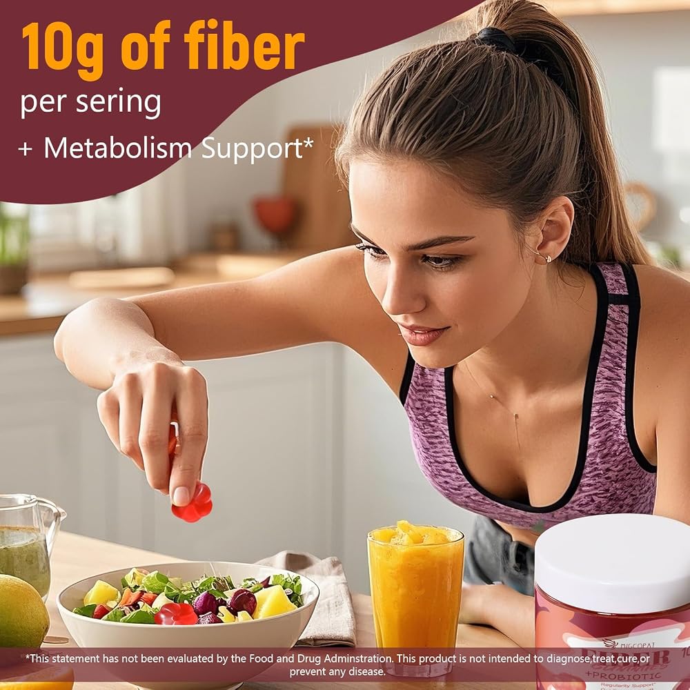 Migcopat Fiber Gummies with Probiotics