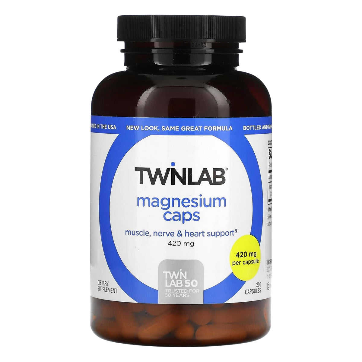 Twinlab Magnesium Caps 420 mg - 200 Capsules